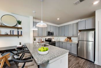 Gourmet Kitchen With Island at The Barrett, Georgia
